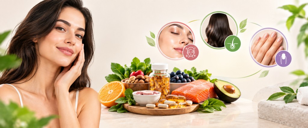 Best Vitamins and Supplements for Healthy Skin, Hair and Nails