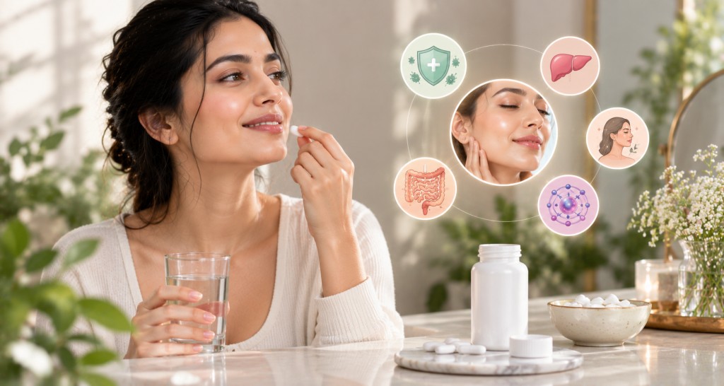 Glutathione 500mg Tablets Uses: Benefits, Timing, Side Effects & Skin Health