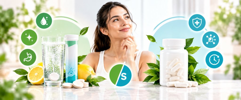 Glutathione Effervescent Tablets vs Capsules: Which Is Better?